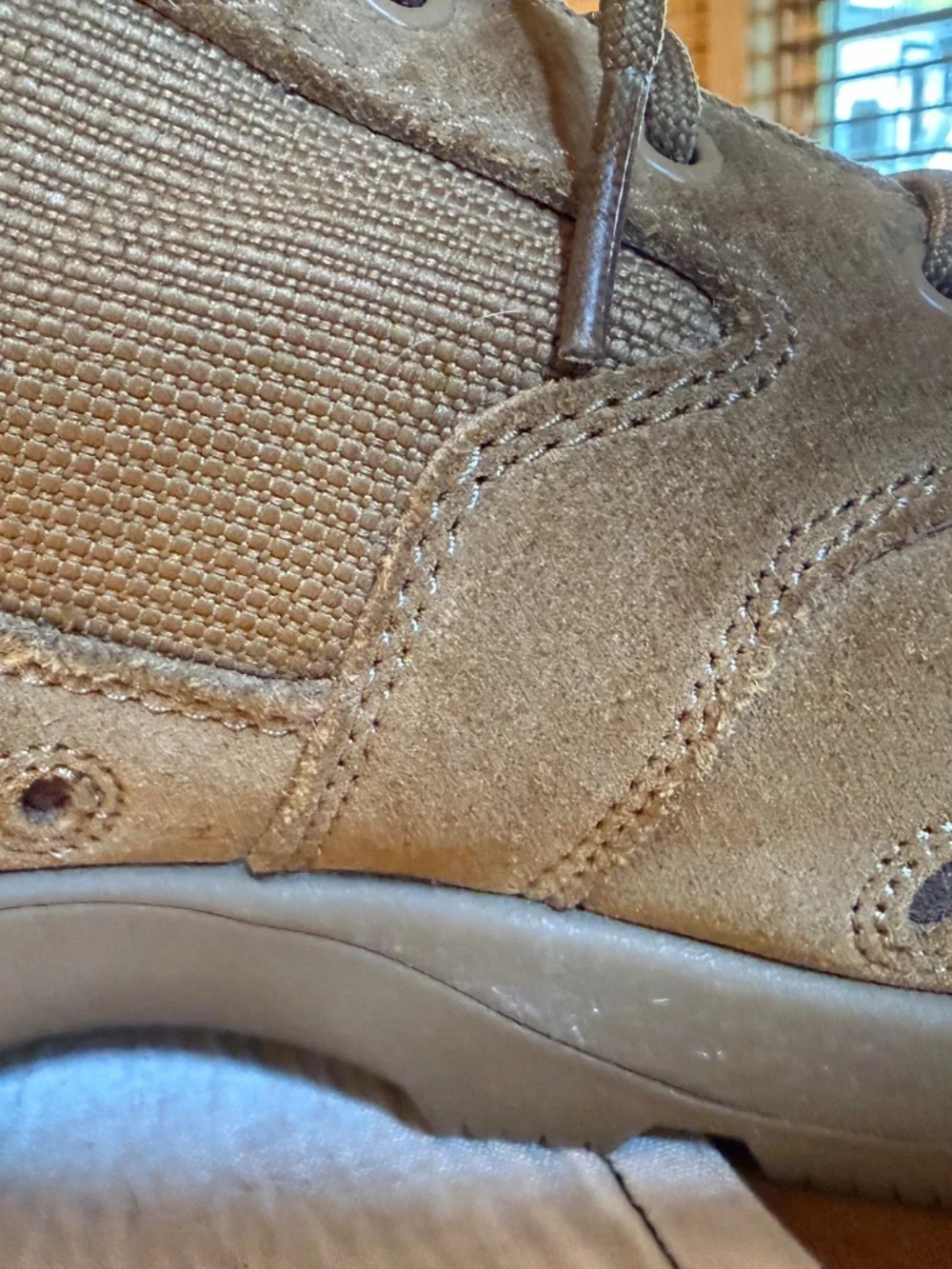 Altama Jungle Assault Boots, side zip, coyote brown, size 12W, safety toe
